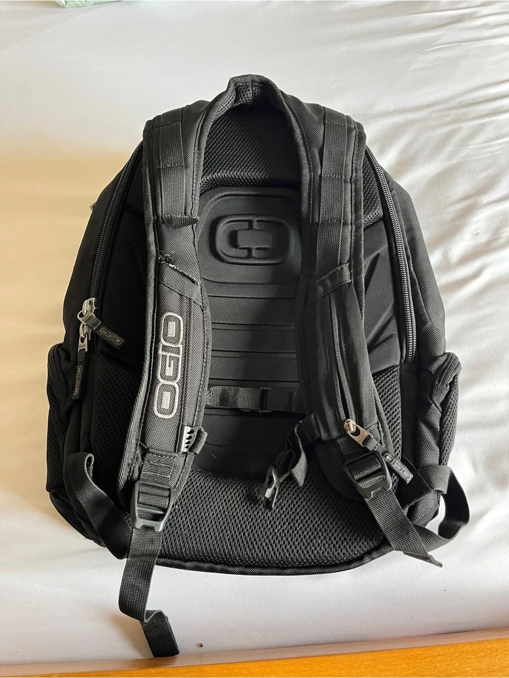 OGIO Black Heavy Duty Multi-Pocket Tech Laptop Backpack Travel School Rucksack
